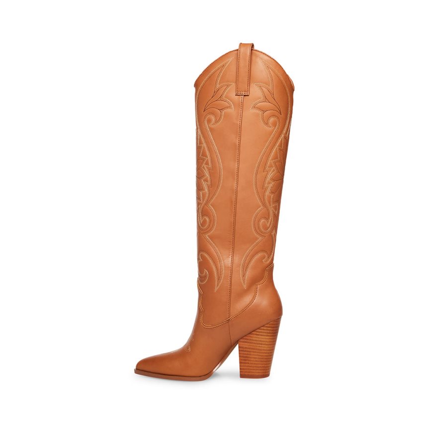 Botas Hasta La Rodilla Steve Madden Lasso Mujer Marrones | ES AU4263